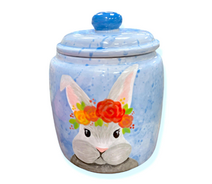 Wayne Watercolor Bunny Jar