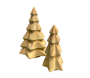 Wayne Rustic Glaze Faceted Trees