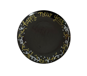 Wayne New Year Confetti Plate