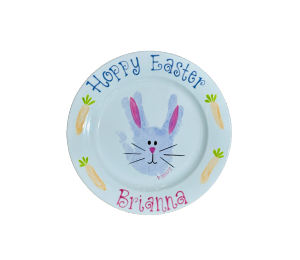 Wayne Easter Bunny Plate