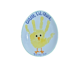 Wayne Little Chick Egg Plate