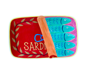 Wayne Sardines Dinner Plate