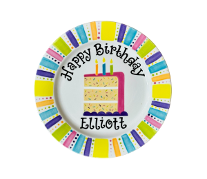 Wayne Birthday Cake Plate