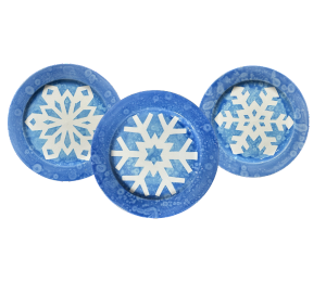 Wayne Paper Snowflake Plate